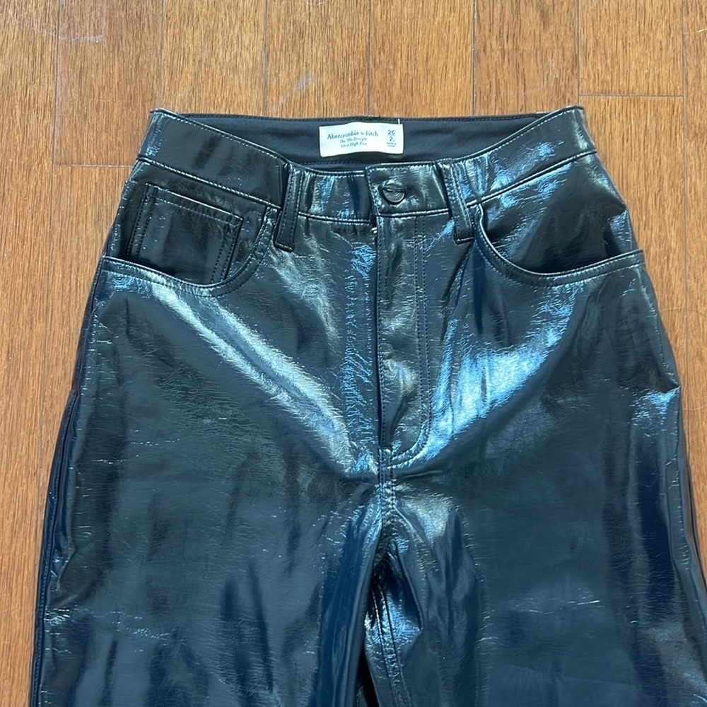 Abercrombie & Fitch Patent Leather Pants - Picture 6 of 11